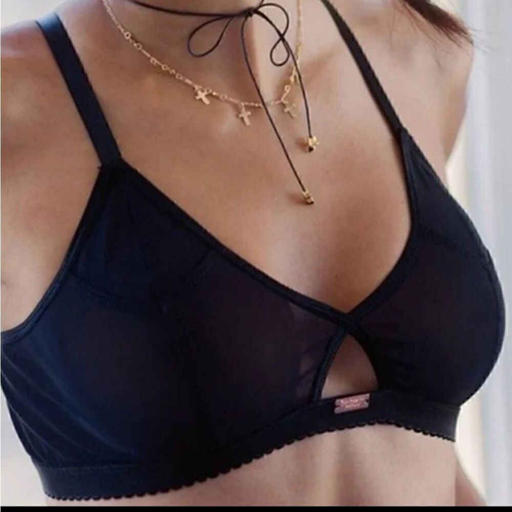 Daydream Nation Onyx Bralette XS Black NWT